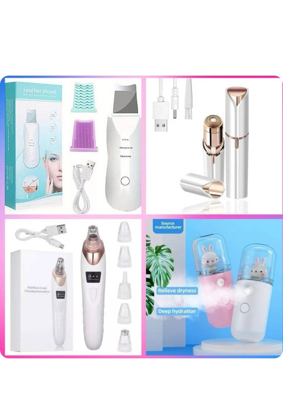 پک پاکسازی صورت شارژی (4 تایی اصلی برندونشانگ و لدر شاول